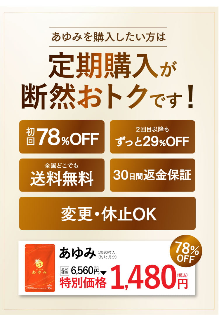 定期購入がお得です